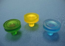 Finished plastic turned components