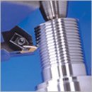 Close-up of a precision-turned part